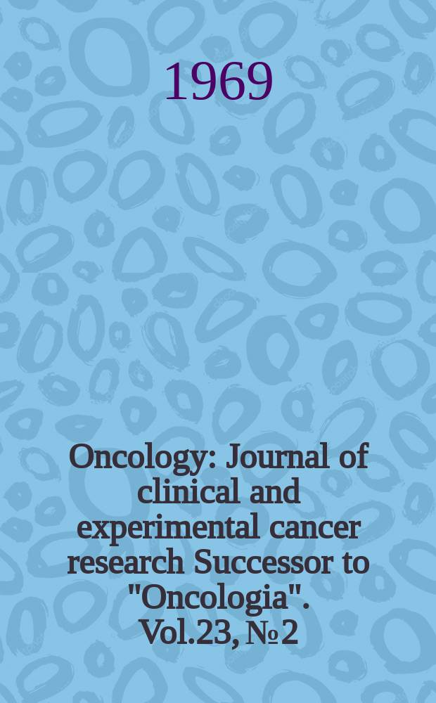 Oncology : Journal of clinical and experimental cancer research Successor to "Oncologia". Vol.23, №2 : Mammography