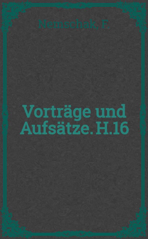 Vorträge und Aufsätze. H.16 : Aspekte der österreichischen Integrationspolitik
