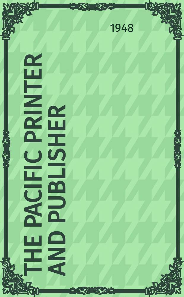 The Pacific printer and publisher