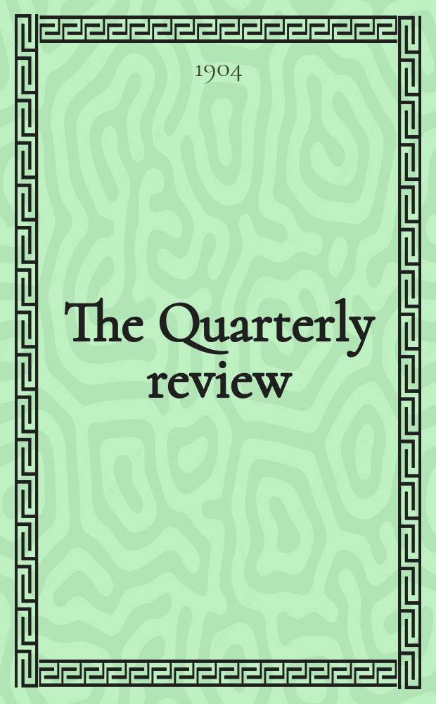 The Quarterly review