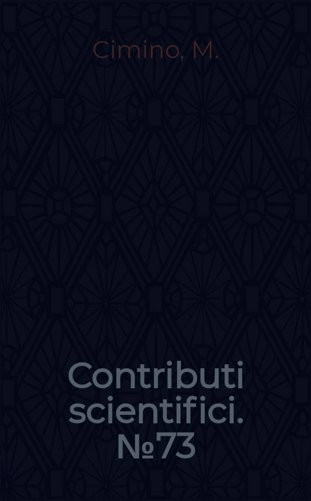 Contributi scientifici. №73 : An instrument to measure solar magnetic fields by an atomic-beam method