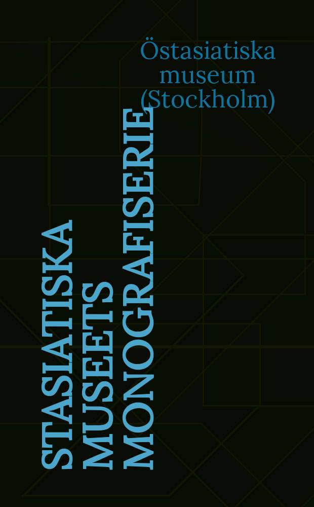 Östasiatiska museets monografiserie