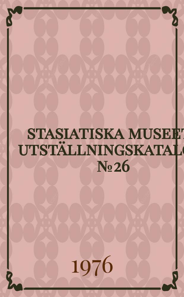 Östasiatiska museets utställningskatalog. №26 : Bondemåleri från Huhsien
