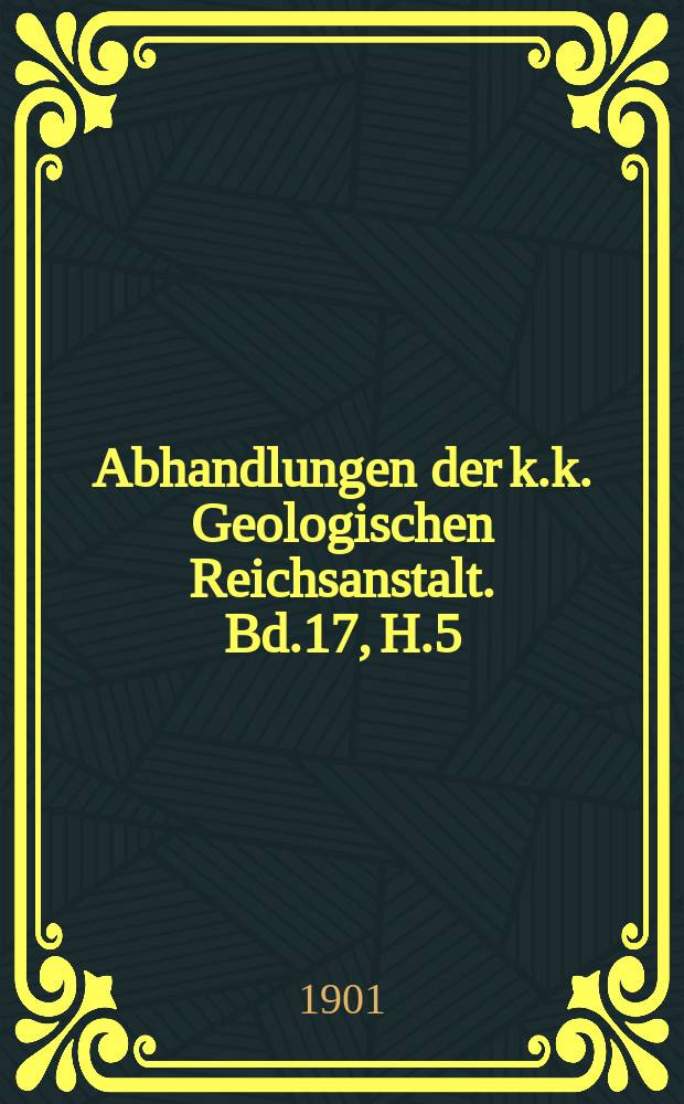 Abhandlungen der k.k. Geologischen Reichsanstalt. Bd.17, H.5 : Opetiosaurus Bucchichi