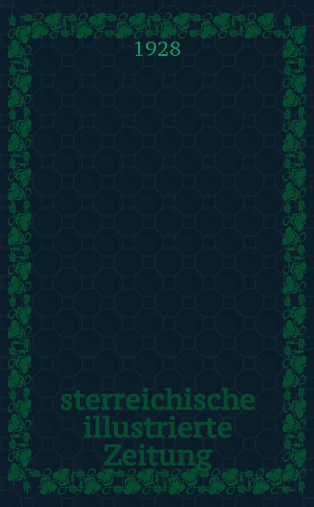 Österreichische illustrierte Zeitung