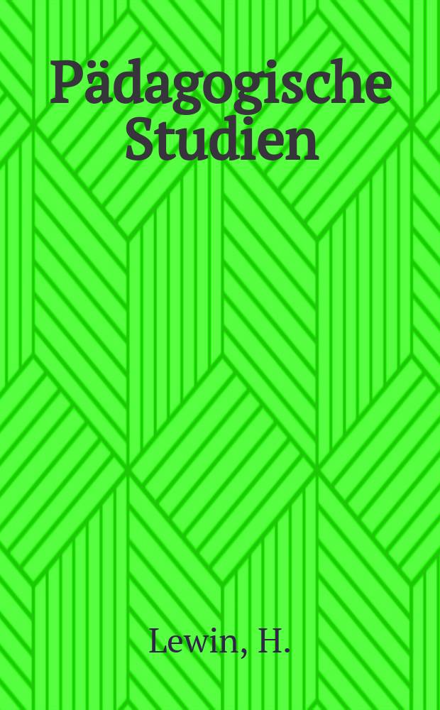 Pädagogische Studien : Abhandlungen Vorträge etc. für Erziehung und Unterricht. R. 8, [H.6(90)] : Lehrplan für evangelische Präparanden- Anstalten