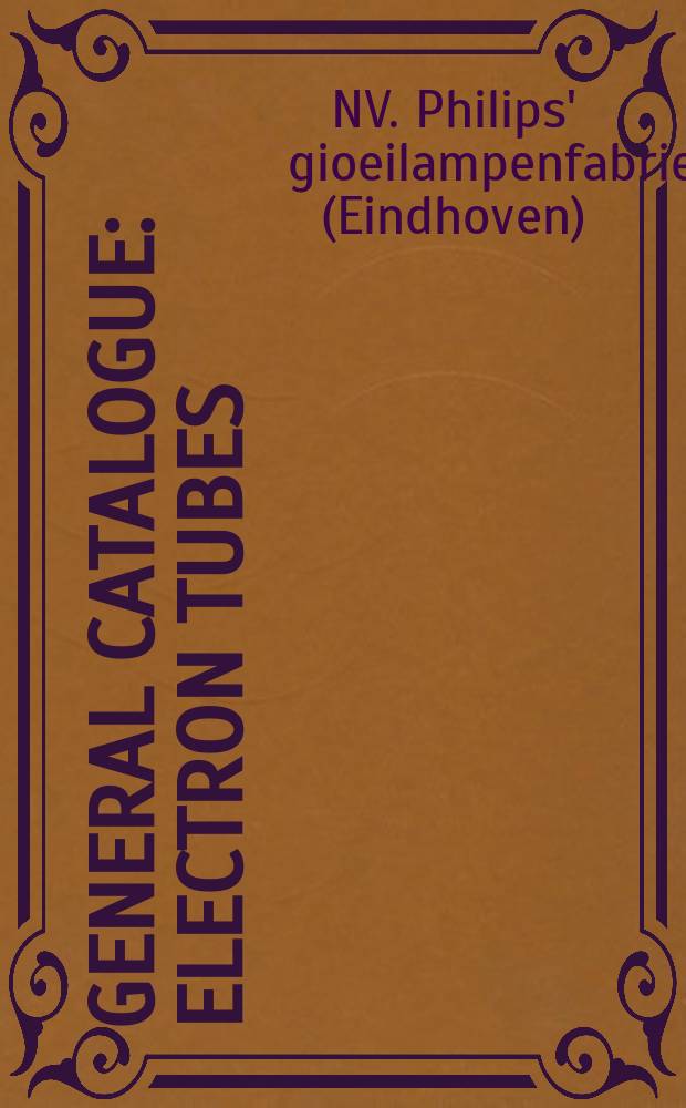 General catalogue : Electron tubes : Semiconductors : Integrated circuits Components : Materials