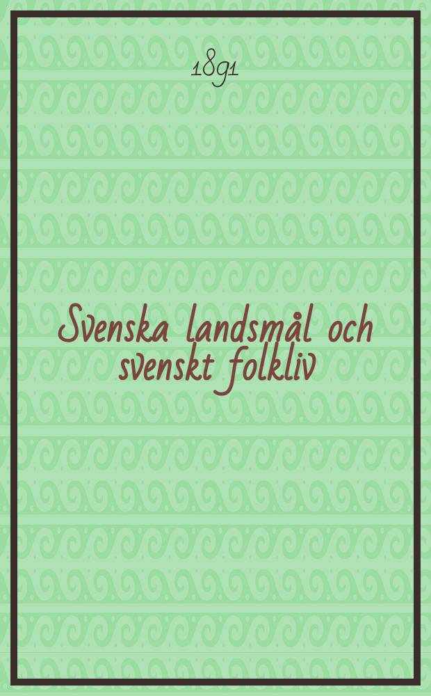 Svenska landsmål och svenskt folkliv : Tidskrift. utg. med. Understöd av Statsmedel av Landsmåls och folkminnesarkivet i Uppsala. H. 41 : Medeltidsberättelser