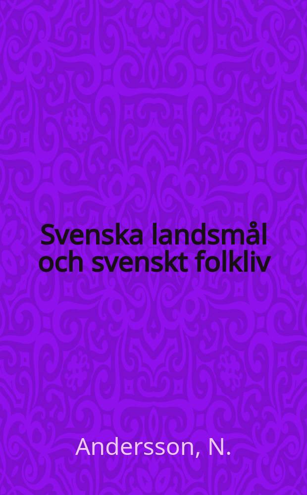 Svenska landsmål och svenskt folkliv : Tidskrift. utg. med. Understöd av Statsmedel av Landsmåls och folkminnesarkivet i Uppsala. 1908 H. 3 (101) : Skånska melodier...