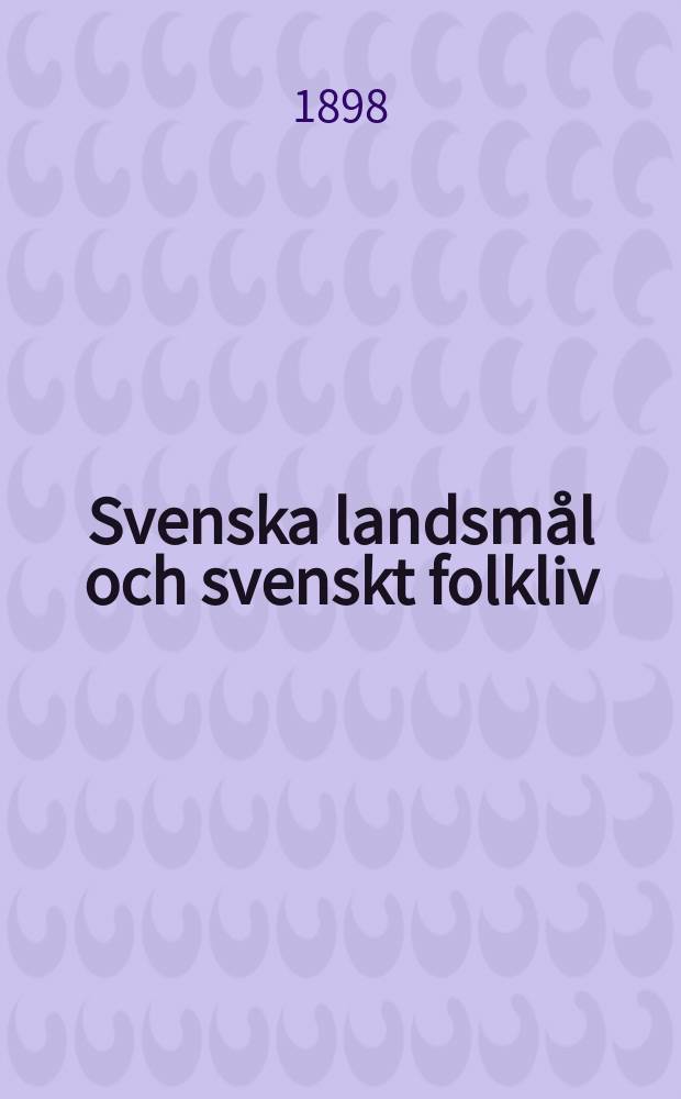 Svenska landsmål och svenskt folkliv : Tidskrift. utg. med. Understöd av Statsmedel av Landsmåls och folkminnesarkivet i Uppsala. H. 60 : Skuttungemå lets akcentuering
