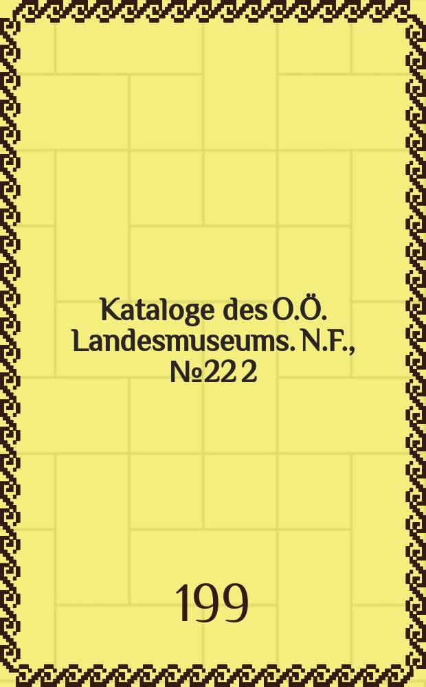 Kataloge des O.Ö. Landesmuseums. N.F., №22[2] : Ägypten
