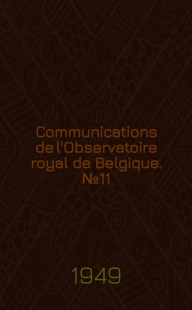 Communications de l'Observatoire royal de Belgique. №11 : Amélioration des fonctions de fréquence à plusieurs variables dans le cas où les variables sont déterminées avec une erreur dont on connait la distribution statistique