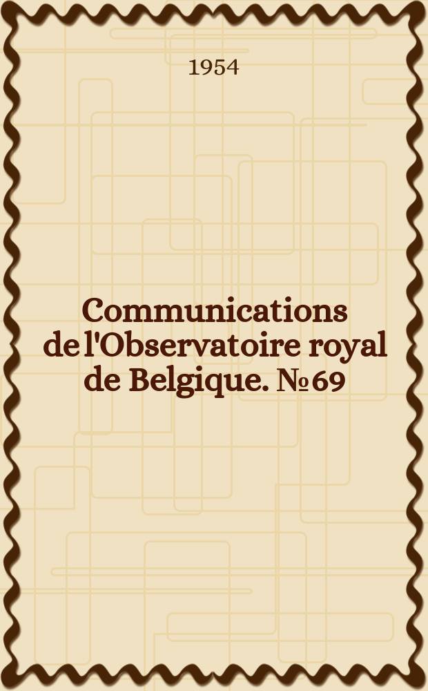 Communications de l'Observatoire royal de Belgique. №69 : Observational models and helium abundances of the atmospheres of four B-type stars