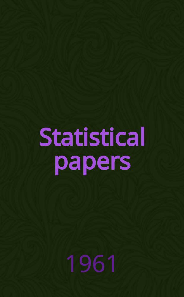 Statistical papers