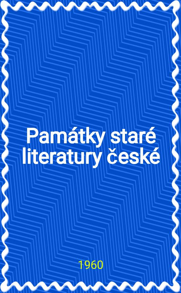 Památky staré literatury české : (Založila Matice česká). Sv.23 : Veršované skladby Neuberského sborníku