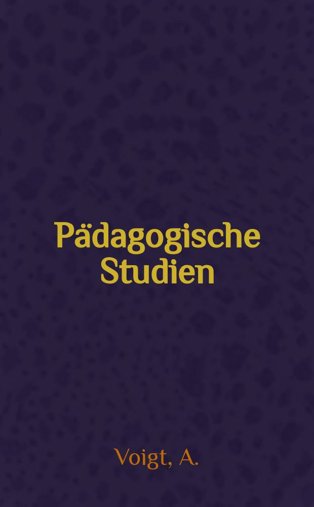 Pädagogische Studien : Abhandlungen Vorträge etc. für Erziehung und Unterricht. R. 4, H.3(39) : Die Götterlehre der alten Griechen und Römer in alphabetisch geordneten Artikeln