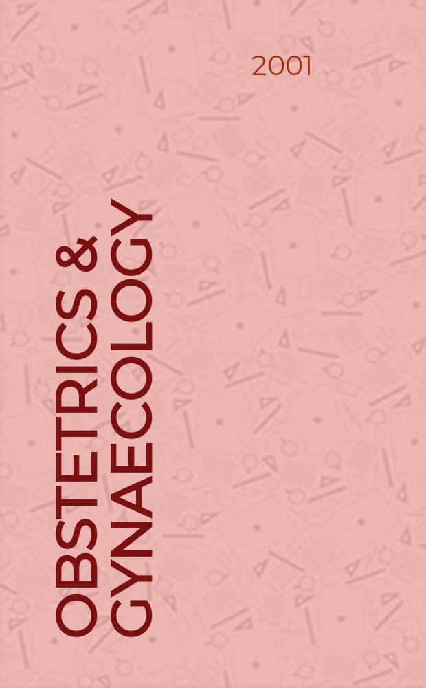 Obstetrics & gynaecology : Sect. X of Excerpta medica. Vol.80, №9