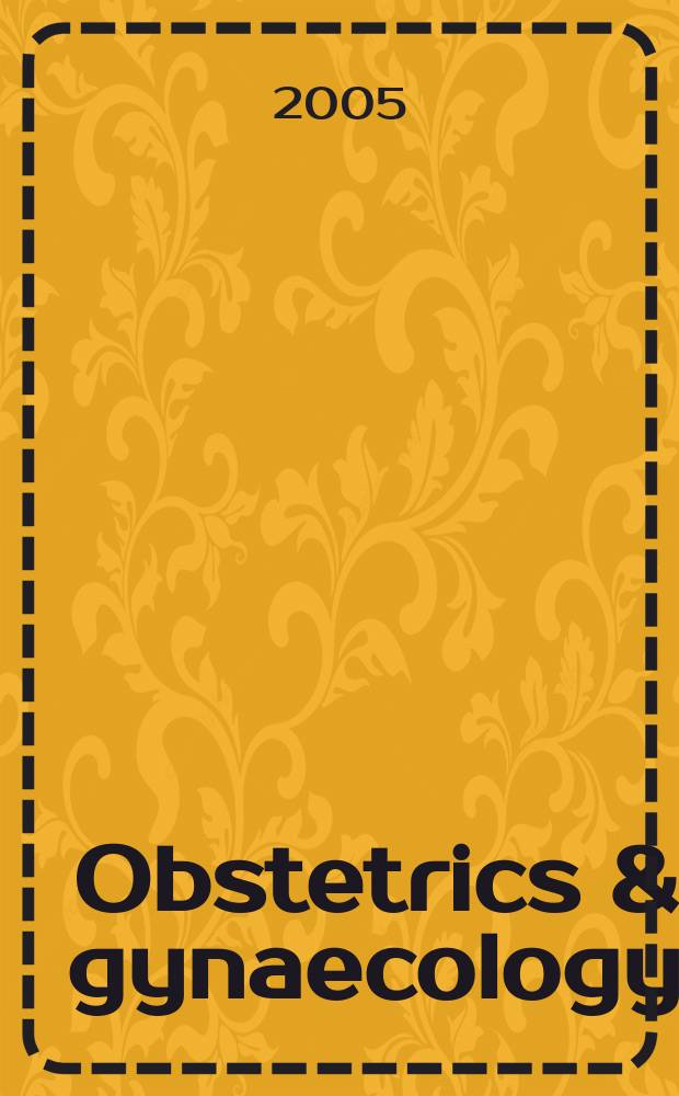 Obstetrics & gynaecology : Sect. X of Excerpta medica. Vol.87, №7