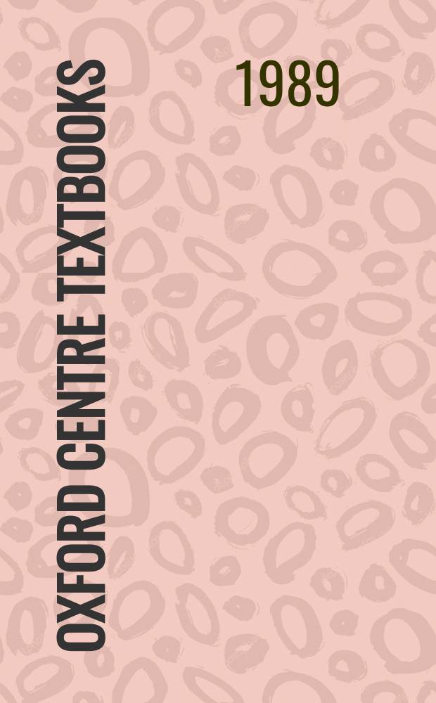 Oxford centre textbooks