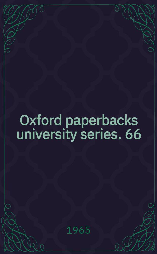 Oxford paperbacks university series. 66 : Archetypal patterns in poetry