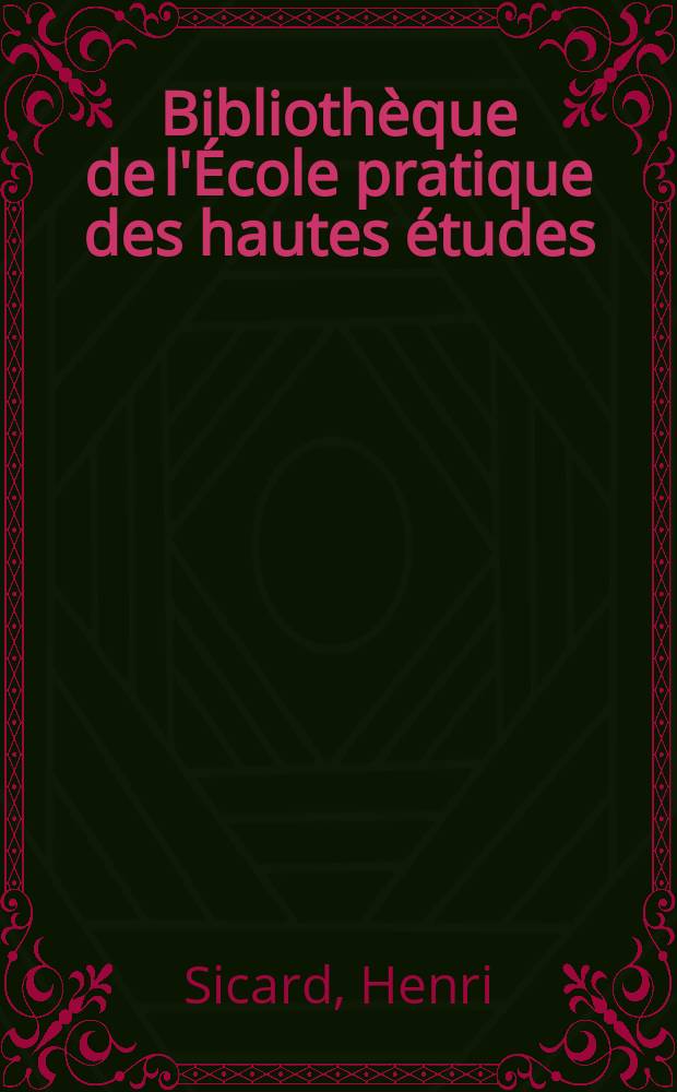 Bibliothèque de l'École pratique des hautes études : Publ. sous les auspices du Ministère de l'instruction publique. T.11, Art. № 2 : Recherches anatomiques et histologiques sur le Zonites Algirus