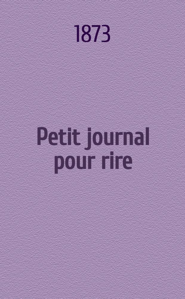 Petit journal pour rire : Aux bureaux du journal amusant, des modes parisiennes et de la toilette de Paris. 1873, №211