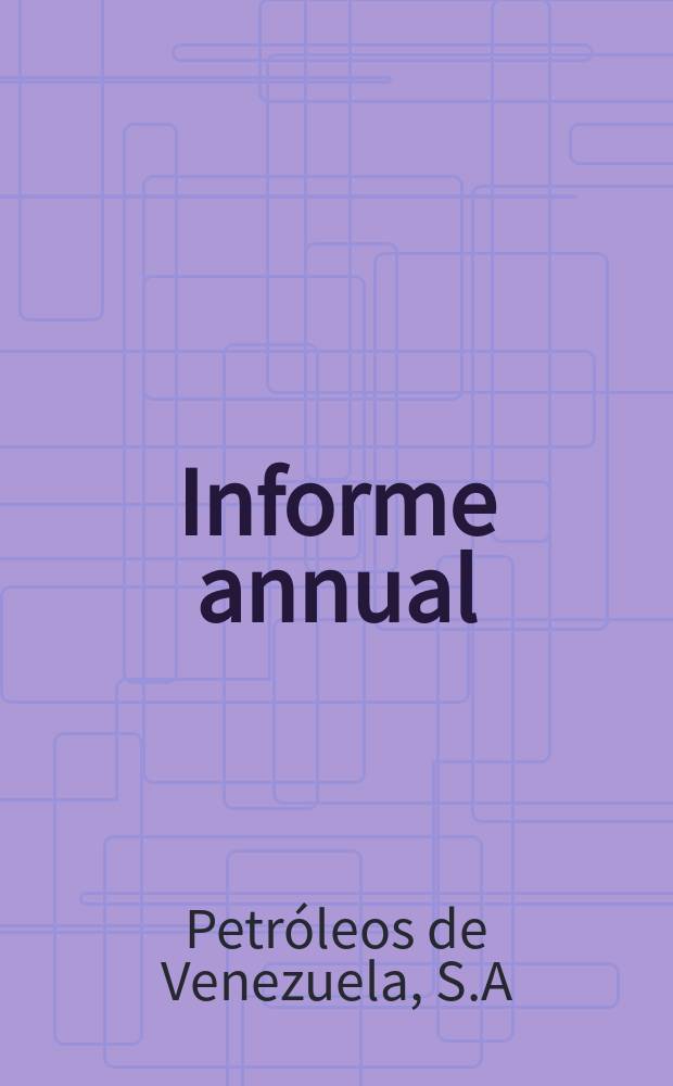 Informe annual