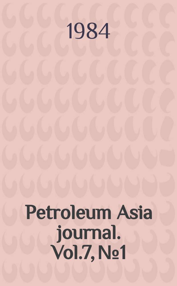 Petroleum Asia journal. Vol.7, №1 : Petroliferous basins of India