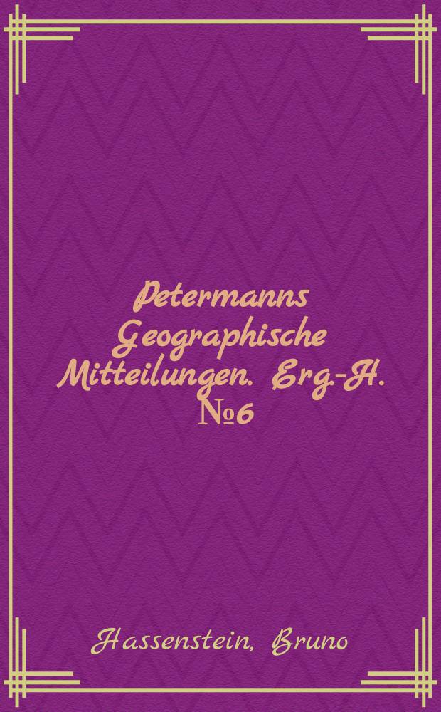 Petermanns Geographische Mitteilungen. Erg.-H. [№6] : Ost-Afrika zwischen Chartum und dem Rothen Meere bis Suakin und Massaua