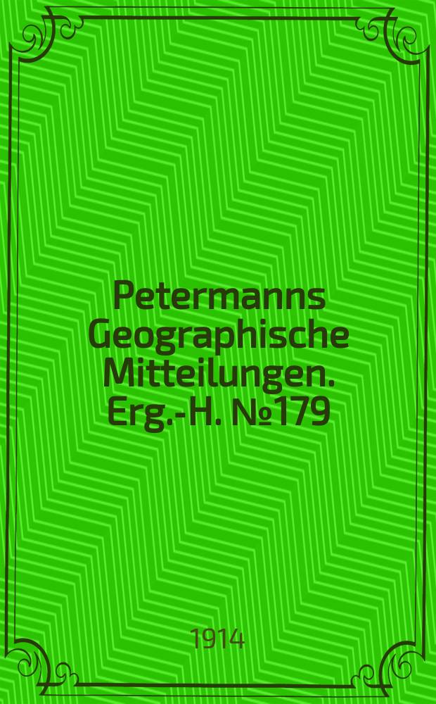 Petermanns Geographische Mitteilungen. Erg.-H. №179 : Ergebnisse der W. Filchnerschen Vorexpedition nach Spitzbergen 1910