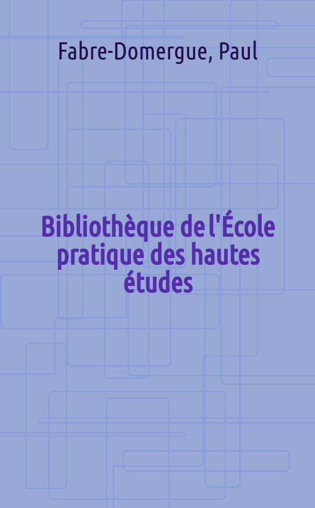 Bibliothèque de l'École pratique des hautes études : Publ. sous les auspices du Ministère de l'instruction publique. T.31, Art. № 6 : Note sur le Microthorax auricula nov. sp.