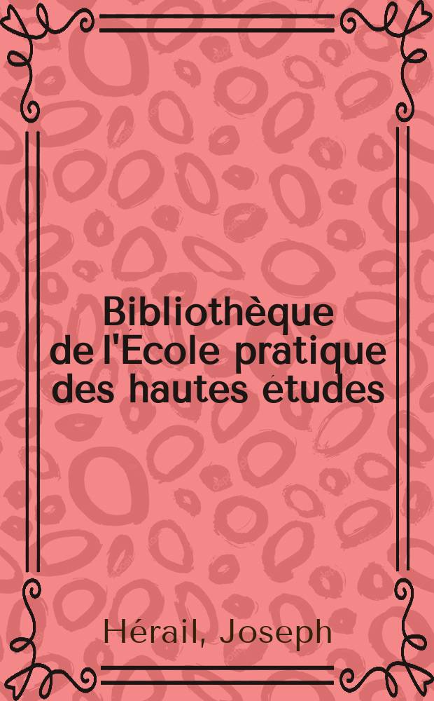 Bibliothèque de l'École pratique des hautes études : Publ. sous les auspices du Ministère de l'instruction publique. T.32, Art. № 1 : Contributions à l'étude de l'anatomie comparée de la tige des Dicotylédones