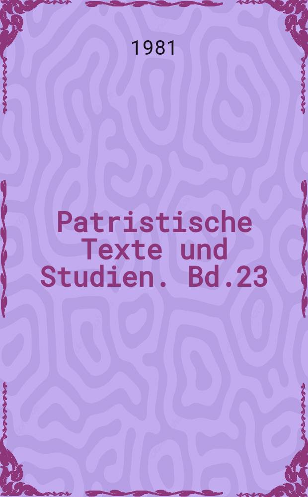 Patristische Texte und Studien. Bd.23 : Die handschriftliche Überlieferung der altslavischen Apokryphen