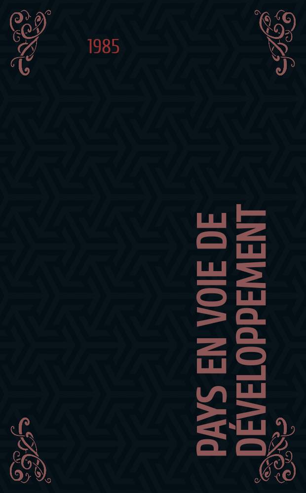 Pays en voie de développement : Problèmes et perspectives. 4 : Le Nouvel ordre économique international