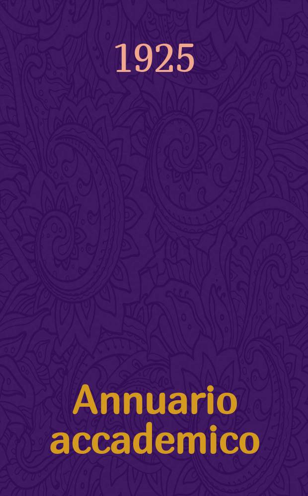 Annuario accademico