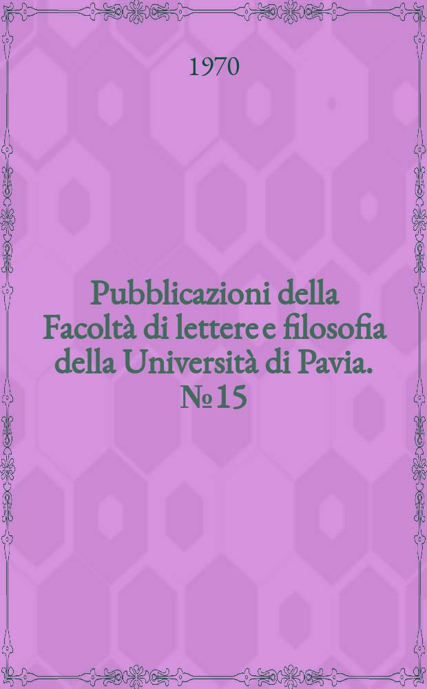 Pubblicazioni della Facoltà di lettere e filosofia della Università di Pavia. №15 : Seneca e la poesia
