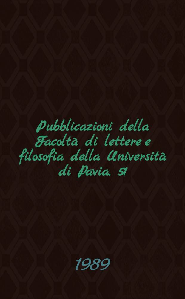 Pubblicazioni della Facoltà di lettere e filosofia della Università di Pavia. 51 : Cancioneros spagnoli a Milano