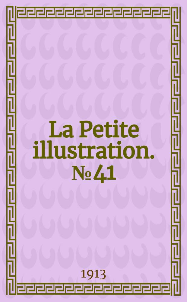 La Petite illustration. № 41 : Jean et Louise