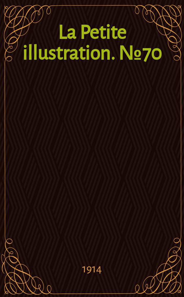 La Petite illustration. № 70 : Le d&eacute;mon de midi