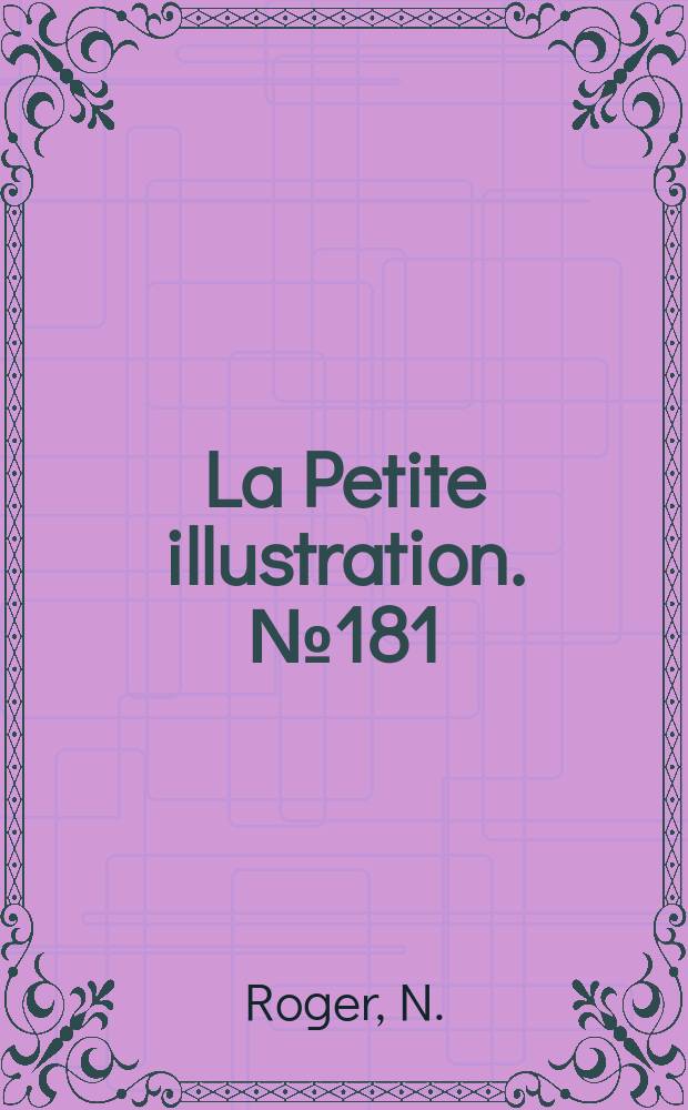 La Petite illustration. № 181 : Le Nouvel Adam
