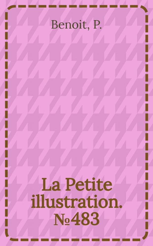 La Petite illustration. № 483 : Le soleil de minuit