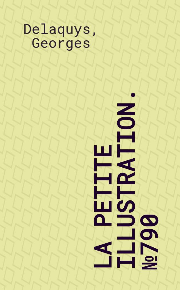 La Petite illustration. № 790 : Saint Barbe-Bleue