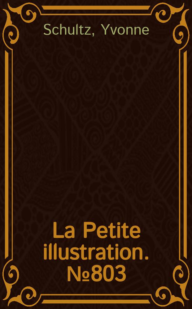 La Petite illustration. № 803 : Au fond d'un temple hindou