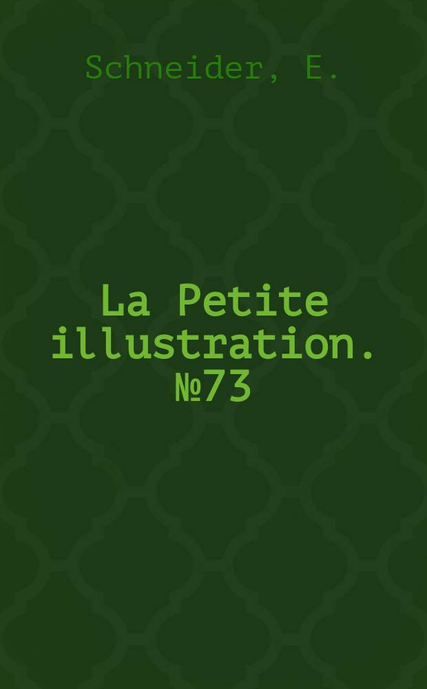 La Petite illustration. № 73 : Le dieu d'argile