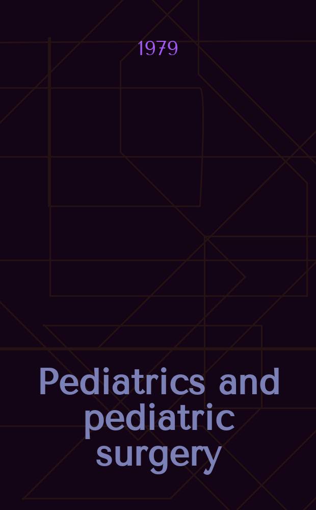 Pediatrics and pediatric surgery : Section 7 [of] Excerta medica. Vol.41, №10 : Index issue