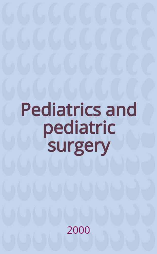 Pediatrics and pediatric surgery : Section 7 [of] Excerta medica. Vol.96, №6