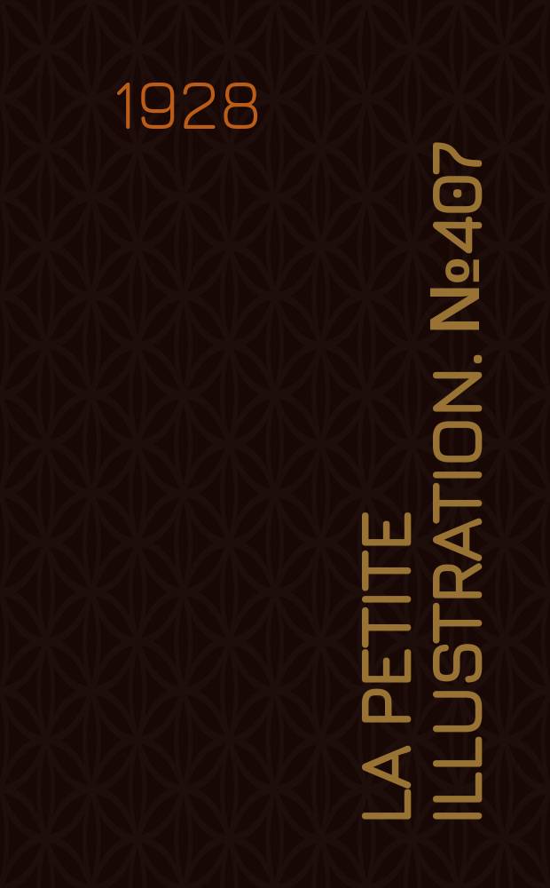 La Petite illustration. № 407 : Week end