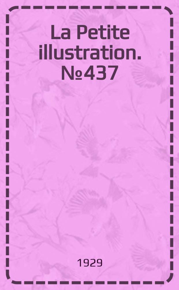 La Petite illustration. № 437 : Karl et Anna