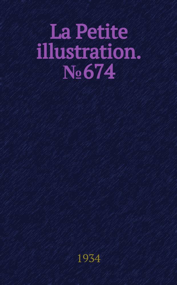 La Petite illustration. № 674 : La couronne de carton