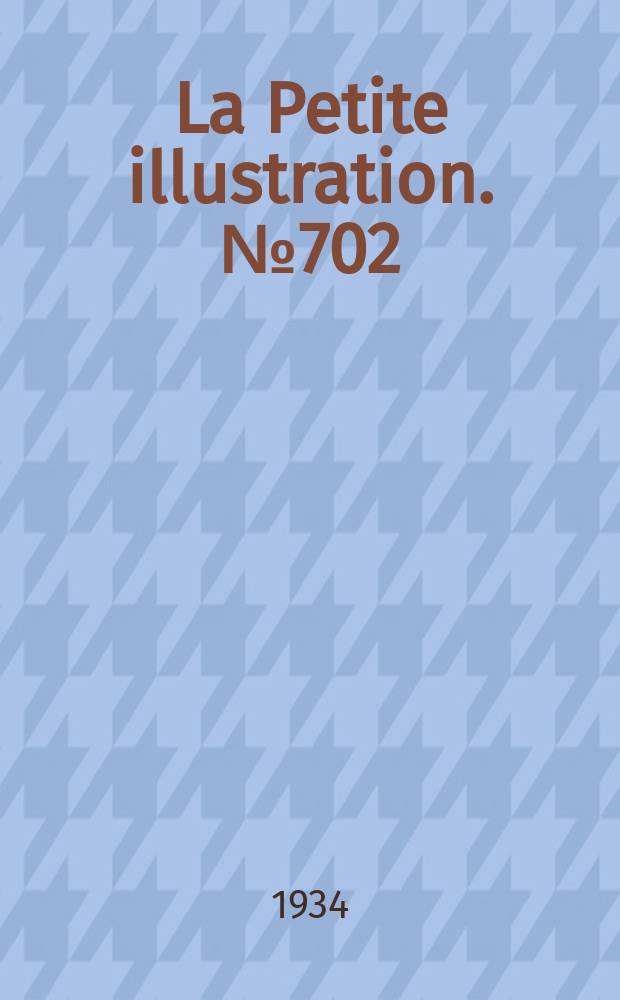 La Petite illustration. № 702 : Le discours des prix